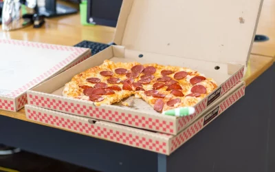 Standard pizza pour réception de commande